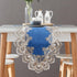 Vintage Lace Dining Table Runner, 120 Inches Floral Coffee Table Runners for
