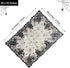 Halloween Tablecloth - Gothic Black Lace Spider Web Table Cover for Masquerade, Dinner Party, 53x68 Inches