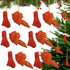 Yinder 12 Pcs Christmas Chicken Wing Ornaments, Chicken Wing Food Ornaments for