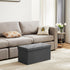 30in 660lbs, DUMOS Storage Ottoman Bench, Storage Chest, End of Bed Foot Rest Stool with Padded Seat, Bedroom Bench