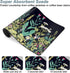 16" 24" Counter, Rnivvi Coffee Mat, x Cute Flower Theme Coffee Bar Mats for Espresso Machine Station Accessories