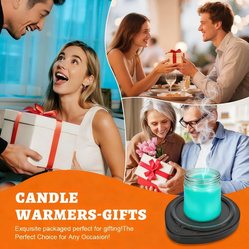 Candle Warmer with Timer, Coffee Mug Warmers for Large Jar,Safely Releases Scents Without a Flame, Melt The Candle