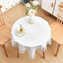 36 36 Inch Wolkemer Elegant White Lace Jacquard Small Square Tablecloth for End Side Coffee Table Cover Home Decoration