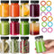 STARSIDE 2 oz Glass Ginger Shots Bottle with Caps, 12 pack 60