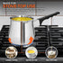 Stock Your Home 24oz Turkish Coffee Pot Set - Small Saucepan Coffee Maker with Lid, Stainless Steel Milk Warmer Pots