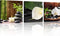 TutuBeer 3 Panels Spa Decor | Zen Decor Spa Stone Green Bamboo White Frangipani Flower Canvas Prints