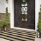 Striped Outdoor Rug 3'x5', Cotton Hand Woven Washable Reversible Layered Door Mat for Entryway Home