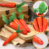 Lorigun 5 Pcs Simulation Carrots, Artificial Vegetables for Home and Kitchen Decorations