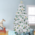 Lulu Home Christmas Ball Ornaments, 24 Ct 2.36" Pre-Strung Hanging Decorations, Shatterproof Plastic Balls (Light Green)