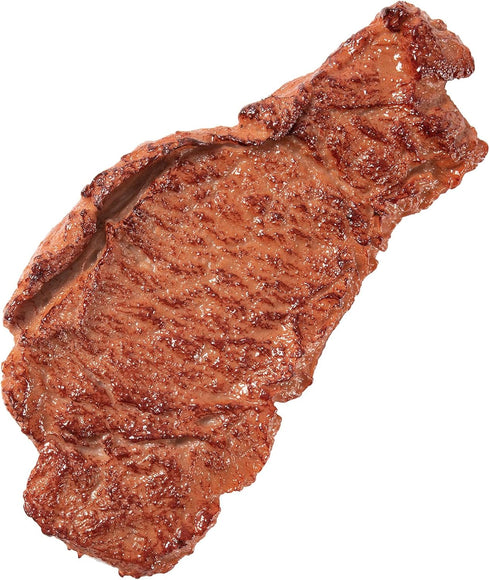 Gunsound Artificial Simulate Steak Fake Meat Food Model Photography Lifelike Cooked Roast Beef for Home Kitchen Cabinet