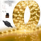 WYZworks 20ft LED Outside Rope Lights - 216 LEDs, Waterproof, ETL Certified Connectable Clear Tube for Warm White