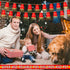 2 Pack 16.4FT 30 Hiboom LED Red Cup String Lights, Trailer Park Party Decorations, Battery Operated Mini Shot Cups
