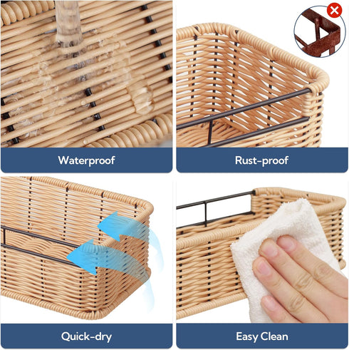 2 Pack GRANNY SAYS Shower Caddy Hanging, Bathroom Shelves for Shower, Waterproof Shower Shelf for Inside Shower, Shower