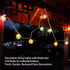 Brillarlights Set 10 Nautical Fishing Float String Lights, Beach Themed Buoy Lights of Multicolor String Lights