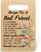 Friends Bamboo Cutting Board, Kitchen Gifts for Women, Best Friend Birthday Christmas Presents, Cooking Decor Favors
