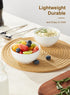 Yedio Small Bowls Set, White Ceramic Bowls of 6, 10 oz Porcelain Bowl for Kitchen Dessert Rice Side Dish