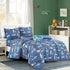 Blue Airplanes print Comforter Set for Boys Girls teen. Twin size Bedding