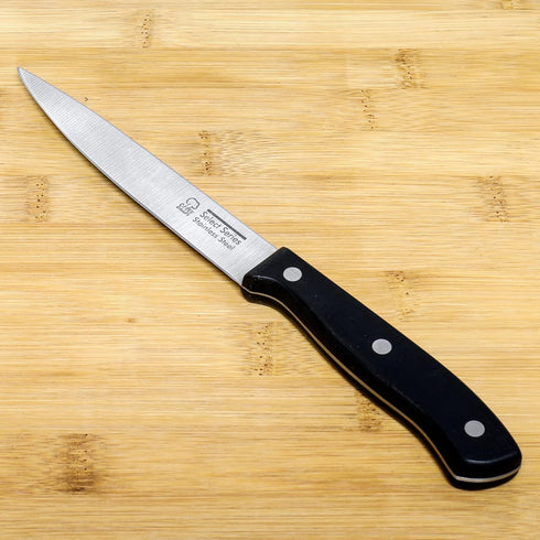 Chef Craft Select Utility Knife, 4.5 Inch Blade, 9 Inches in Length, Stainless Steel/Black