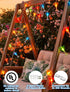 8.5Ft 10 Summer Cocktail Glass String Lights, Tropical Beach Themed Wine Glass String Lights with LED Cup Lights, Plug