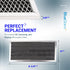 BlueStars JX81H WB02X10956 Microwave Charcoal Filter (4" x 8-5/8") - Fits GE & Samsung Ovens - PACK OF 2