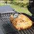 Meat Thermometer Oven Safe, 2 Pieces Dishwasher Safe for Cooking and Grilling, Stainless Steel Cooking Thermometer
