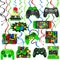 umoni Green 20Pcs Video Game Hanging Swirls Birthday Party Decorations, Gaming Ceiling Streamers for Game On Party