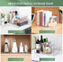 Bag & Purse Organizer for Closet, 2 Pack Adjustable Shelf Divider - Clear Acrylic Handbag Separators for Storage