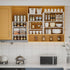 Cabinet,Countertop, Duty(1 PACK/MEDIUM/WHITE) Jojocross Expandable,Stackable Spice Rack,Seasoning Organizer