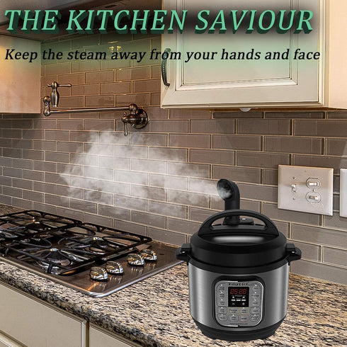 Steam Release Diverter for Instant Pot - Silicone Steam Diverter Kitchen Accessories for Pressure Cooker (DUO/Smart)