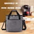 BAGLHER Coffee Maker Storage Bag, Waterproof Travel Organizer Case for Kering Machines, Grey