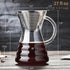 Unbreakable Pour Over Coffee Maker, 27 fl oz, 6-7 Cups, Heat-Resistant Borosilicate Glass, Stainless Filter