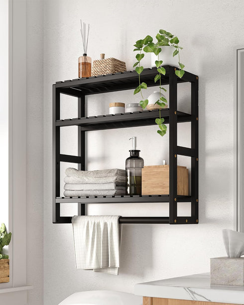 Galood Over The Toilet Storage Bathroom Shelves Wall Mounted 3 Tier Space Saver