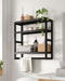 Galood Over The Toilet Storage Bathroom Shelves Wall Mounted 3 Tier Space Saver