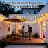 PJT 200 66FT 8 Cozy String Lights for Bedroom, LED Globe Plug in Fairy Lights, Connectable Warm White Twinkle Lights