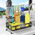 Godboat Kitchen Sink Organizer with Brush Rack, 304 Stainless Steel Dish Soap