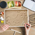 Threeheng Chicken Zen Garden Kit - Sand Tray Therapy Kit with Miniature Chicken Coop, Hen Figurines, and Accessories