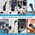 Electric Spin Scrubber, Asknoon Upgraded Power Cordless Shower Scrubber, 8 Replacement Heads, Adjustable Bathroom