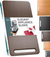 Ibyx Elegant Sliding Tray for Coffee Maker & Heavy Appliances - Sturdy, Slides Easily from Under Cabinet (Brown, Small)