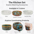 Elevated Lifestyle Ceramic Spoon Rest – Decorative Serving Spoon Holder for Kitchen Counter & Stove Top (Marbled