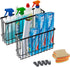 FHJP Cabinet Door Organizer Basket 2 Pack, Foil and Plastic Wrap Organizer with