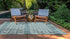 Jill Zarin Outdoor Collection Area Rug, Turks and Caicos (2' 2" x 3' Rectangle Teal/Ivory)