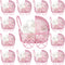 Threehoney 24 Pcs Baby Shower Mini Carriage Decoration Pink Metal Wired Fillable Candy