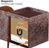 Countertop,End Leather Square Tissue Box Cover with Storage Tray,Cube Tissue Box Holder,Modern Facial Paper Organizer