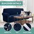 YEMYHOM Couch Cover Latest Jacquard Design High Stretch Sofa Chair Covers for Living Room, Pet Dog Cat Proof Armchair