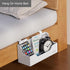 MATIMASU Bedside Caddy Hanging Storage Basket Little Size Plastic Beside Shelf Hang-on Storage Organizer for Collage