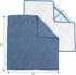 12 12 6PK 3X 3X S&T INC. Dish Cloths for Washing Dishes, Microfiber Cleaning Cloth for Home, Blue/Plaid, in. x in.