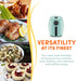 Elite Gourmet EAF0201BLX Personal Compact Electric Hot Air Fryer | Oil-Less Healthy Cooker, 1000W, 2.1 Quart