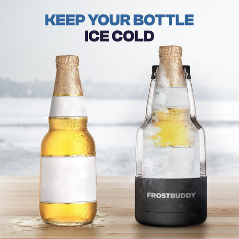 Frost Buddy Chubby Buddy - Mexican Beer Bottle Cooler - Stainless Steel Double Wall Vacuum Insulated compatible