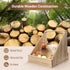 Chewoof 3 Pack Chicken Nesting Box, Wooden Single Compartment Chicken Nesting Box for Outdoor Coop, Comfortable Laying