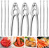 Vicsamer 9 PCS Lobster Crackers and Picks Set, Stainless Steel Crab Leg Tools,